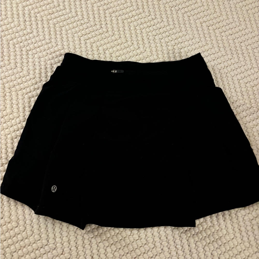 Lululemon Black skirt with shorts underneath